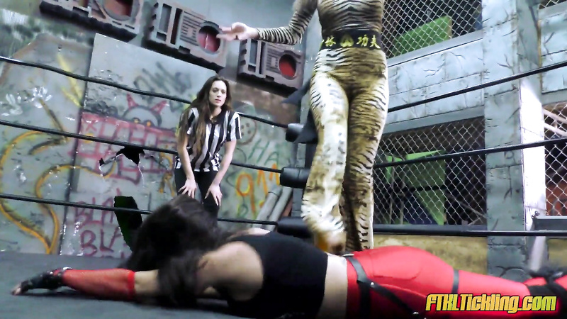 Tickle Wrestling Entertainment! Pt 12: Tiger Lily vs. Stomperella!
