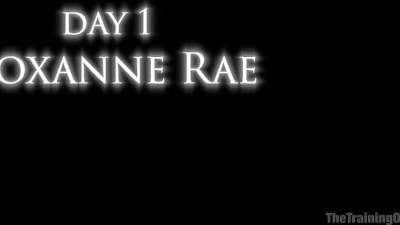 Training Roxxanne 1.